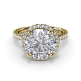 Striking and Bold Diamond Engagement Ring 