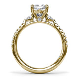 Dynamic Diamond Engagement Ring 