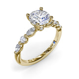 Enchanted Diamond Engagement Ring 