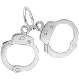 SILVER HANDCUFFS CHARM 
