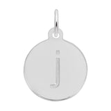 Petite Initial Disc - Lower Case Block j