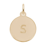 Petite Initial Disc - Lower Case Block s