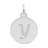 PETITE INITIAL DISC - SCRIPT Y