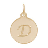 PETITE INITIAL DISC - SCRIPT D
