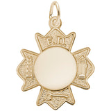 FIRE DEPARTMENT BADGE CHARM 