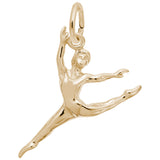 LEAPING BALLET DANCER CHARM