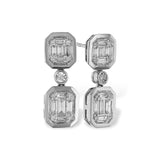 14KT Gold Diamond Earrings