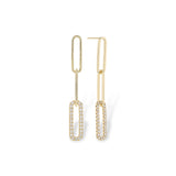 14KT Gold Diamond Earrings