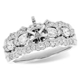 14KT Gold Diamond Semi-Mount Engagement Ring