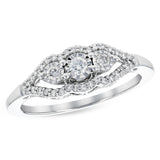 14KT Gold Ladies Diamond Ring