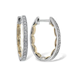 14KT Gold Diamond Earrings