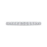 Diamond Wedding Band in 14K White Gold