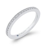 Diamond Half-Eternity Wedding Band in 14K White Gold