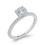 Diamond Engagement Ring in 14K White Gold