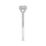 Diamond Engagement Ring in 14K White Gold