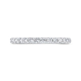Diamond Half-Eternity Wedding Band in 14K White Gold