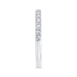 Diamond Half-Eternity Wedding Band in 14K White Gold