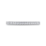 Diamond Half-Eternity Wedding Band in 14K White Gold