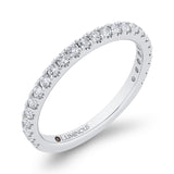Diamond Wedding Band in 14K White Gold