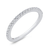 Diamond Half-Eternity Wedding Band in 14K White Gold
