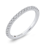 Diamond Half-Eternity Wedding Band in 14K White Gold
