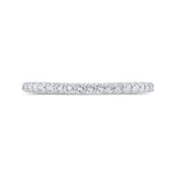 Diamond Half-Eternity Wedding Band in 14K White Gold