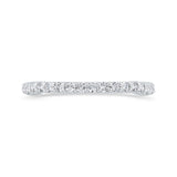 Diamond Half-Eternity Wedding Band in 14K White Gold