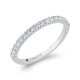Diamond Half-Eternity Wedding Band in 14K White Gold