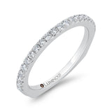 Diamond Half-Eternity Wedding Band in 14K White Gold