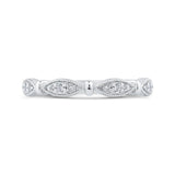 Diamond Wedding Band in 14K White Gold
