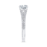 Diamond Engagement Ring in 14K White Gold (Semi-Mount)
