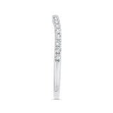 Diamond Wedding Band in 14K White Gold