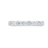 Diamond Wedding Band in 18K White Gold