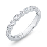 Diamond Wedding Band in 18K White Gold