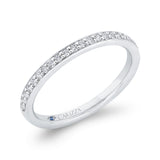 Diamond Wedding Band in 14K White Gold