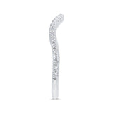 Diamond Wedding Band in 14K White Gold