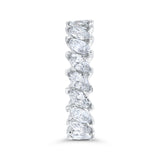 14K White Gold with Marquise Diamond Eternity Ring
