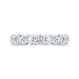 14K White Gold with Round Diamond Eternity Ring