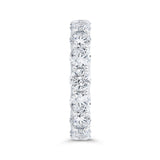14K White Gold with Round Diamond Eternity Ring