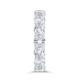 14K White Gold with Round & Princess Diamond Eternity Ring