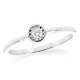 14KT Gold Ladies Diamond Ring