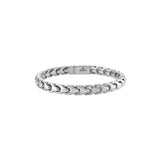 Bulova Stainless Steel Classic Jewelry Mens Bracelet