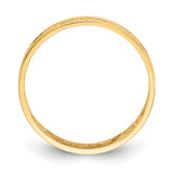 14K Polished/Textured Ring