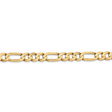14k 5.5mm Concave Open Figaro Chain