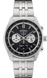 STST BRAC BLK DIAL CHRONO