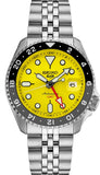 YELLOW/WH AUTO 4H DIAL