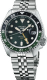 SS BRAC GRN DIAL AUTO
