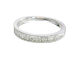 14 Karat White Gold 12 Diamonds=0.50 Carat GH,SI Anniversary Band Size 7