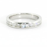 14 Karat White Gold 12 Diamonds=.072 Carat GH,SI Anniversary Band Size 7