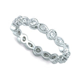 14 KT White Gold Fashion Band With 0.39 ctw
